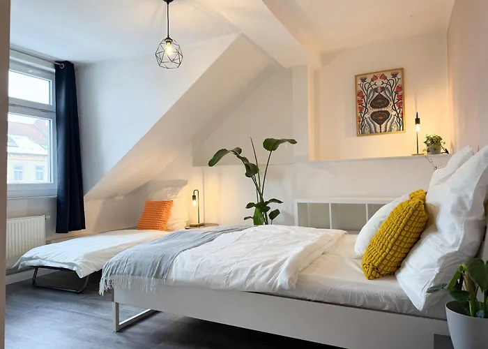 Neu - Gemuetliches Apartment, Gruppen, Zentral Erfurt